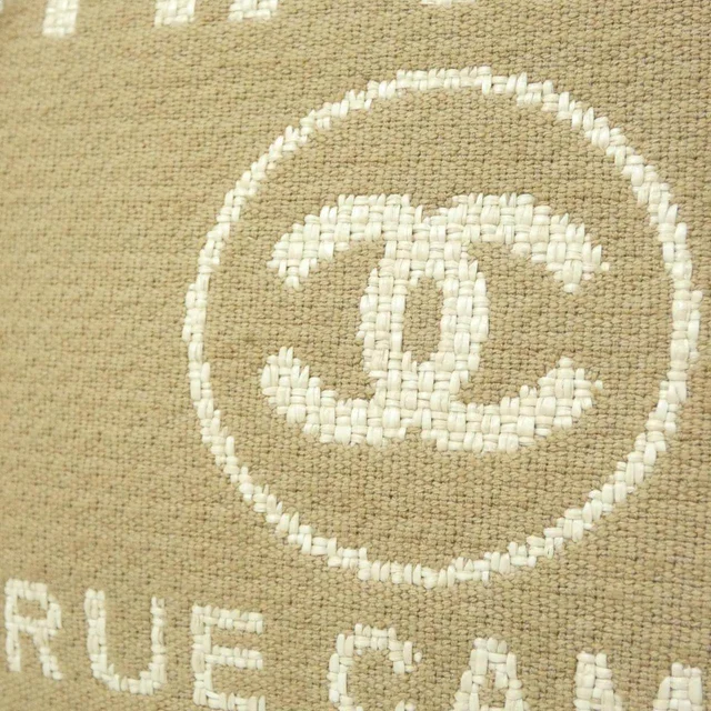 Chanel Deauville Mixed Fiber Tote Bag in Black Polyester from LuxUness, photo 4 of 9
