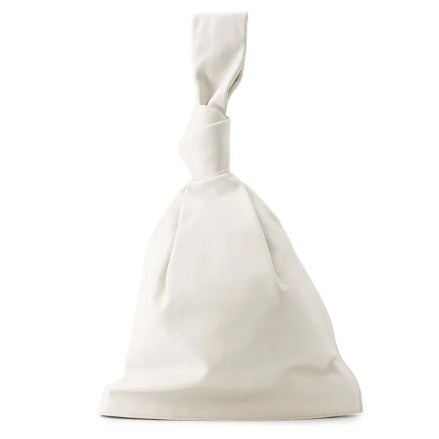 Handbag BV Twist Leather White in White Leather from The Reluxe