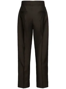 Fear of God Wide-leg trousers with pleats in 70% Virgin Wool, 30% Silk, photo 4 of 5 from LUISAVIAROMA