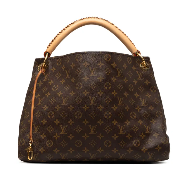 Brown Louis Vuitton Monogram Artsy MM Hobo Bag in Brown Coated canvas from Designer Revival