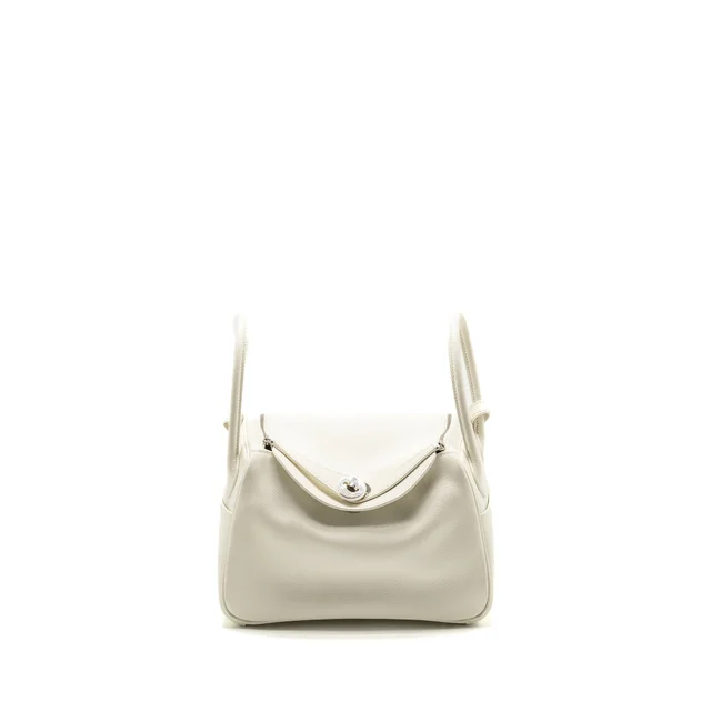 Hermès Lindy26 Evercolor Blanc SHW Stamp Z in White Leather from EMIER