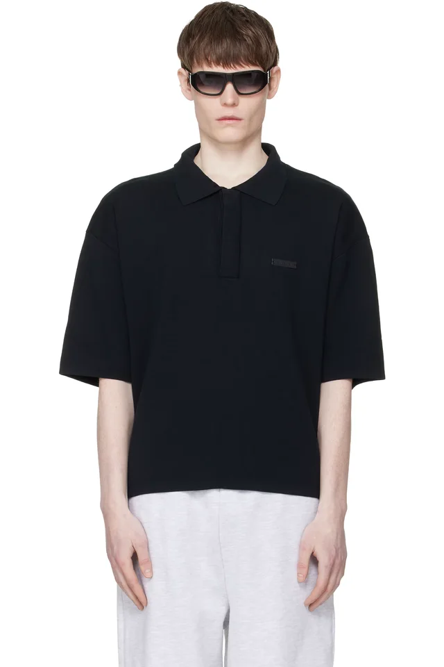 Black SS Club Polo, image 1 of 1 from SSENSE