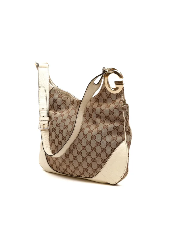 Gucci GG Charlotte Hobo Bag in Canvas from A Retro Tale, photo 2 of 7