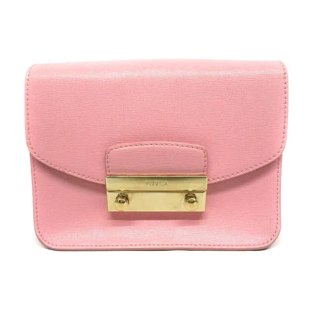 Furla Metropolis Shoulder Bag Leather Pink in pink Leather from Poshmark