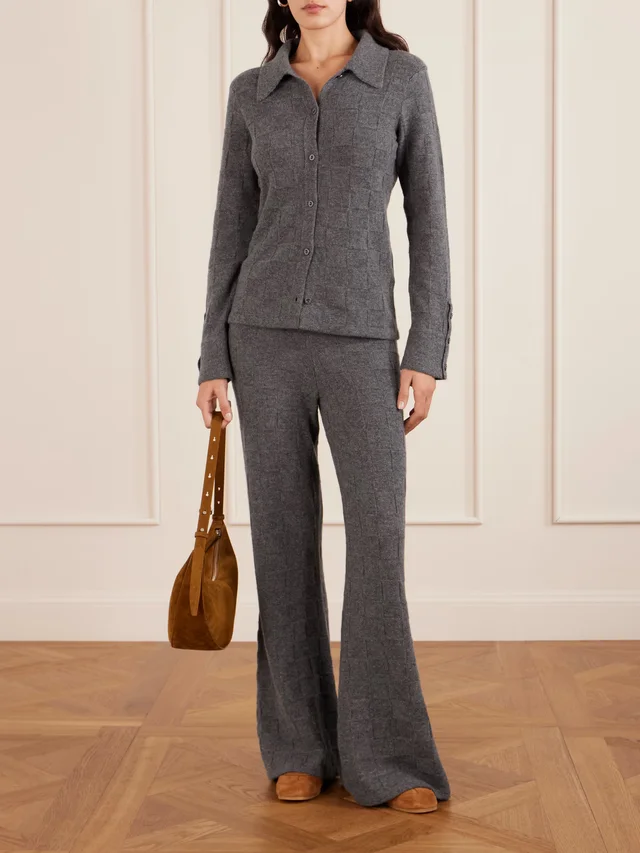 THE ELDER STATESMAN Cashmere cardigan in Grey, photo 2 of 2 from NET-A-PORTER (Canada)