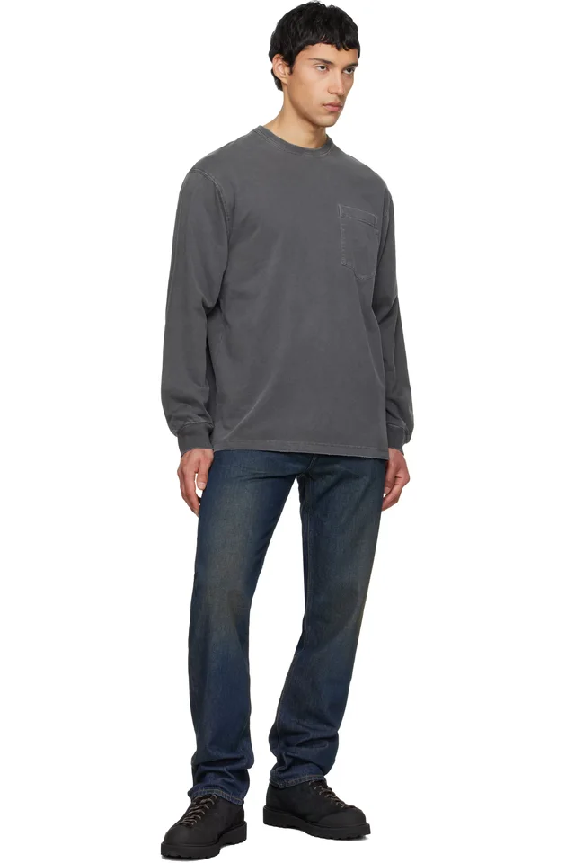 Carhartt Work In Progress Gray L/S Torion Pocket T-shirt, photo 4 of 4 from SSENSE