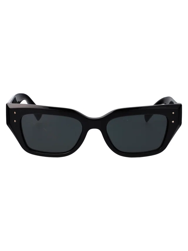 Dolce & Gabbana 0dg4462 Black Acetate Sunglasses in Black from HEWI