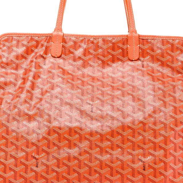 Goyard Goyardine Sac Hardy Pet Carrier PM Orange in Orange Coated canvas from FASHIONPHILE, photo 7 of 10