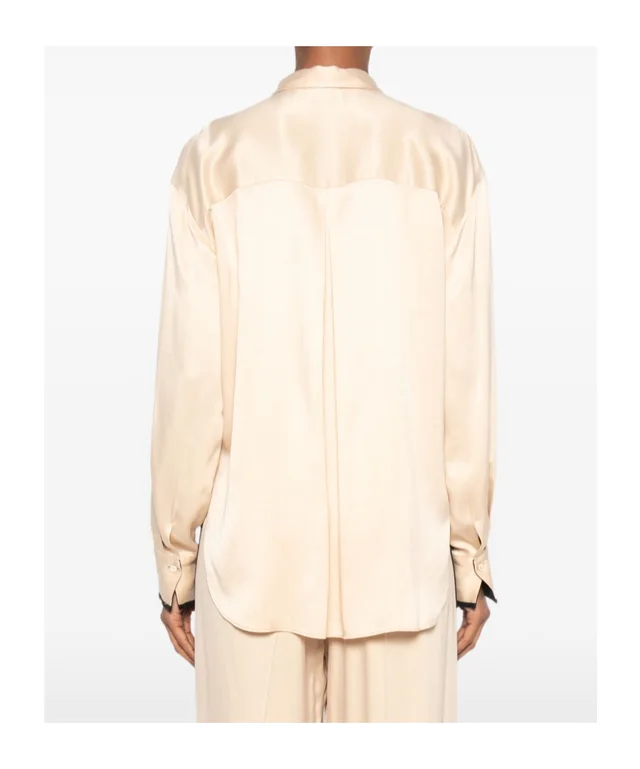 Forte Forte contrast-trim shirt, photo 4 of 5 from SENSER