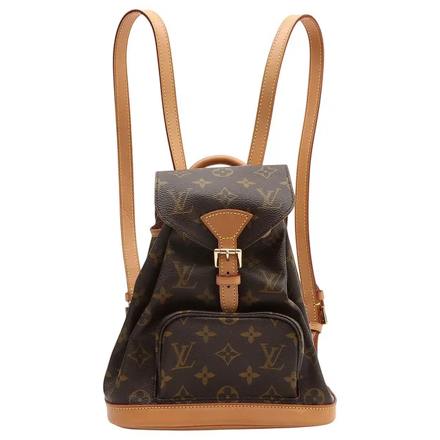 Louis Vuitton 1997 Canvas Monogram Montsouris Mini Brown in Brown Canvas from VINTAGE QOO TOKYO