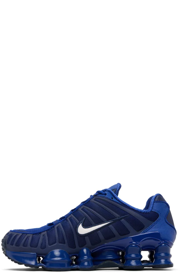 Nike Blue Shox TL Sneakers, photo 3 of 5 from SSENSE