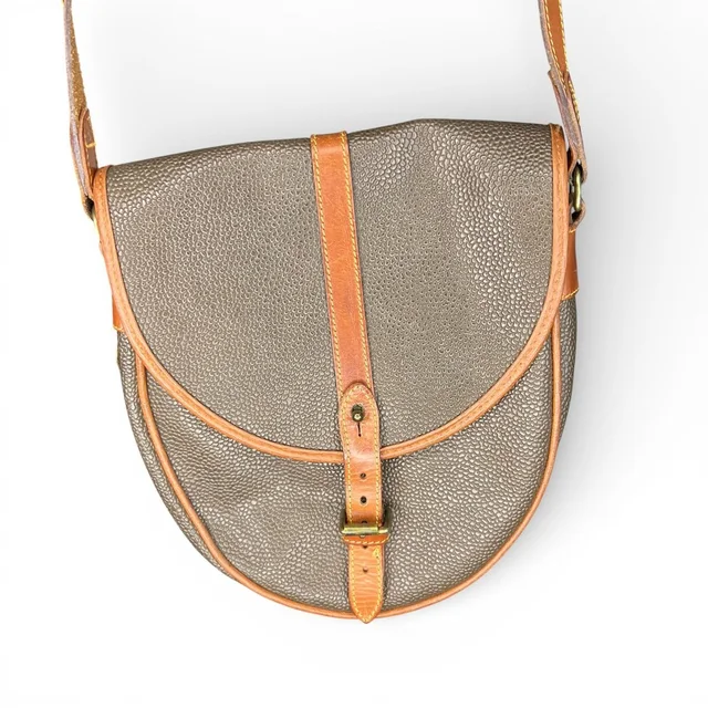 Mulberry Vintage Branston Saddle Bag Scotchgrain Leather Crossbody Shoulder Euc in red|neutral|brown Leather from Poshmark