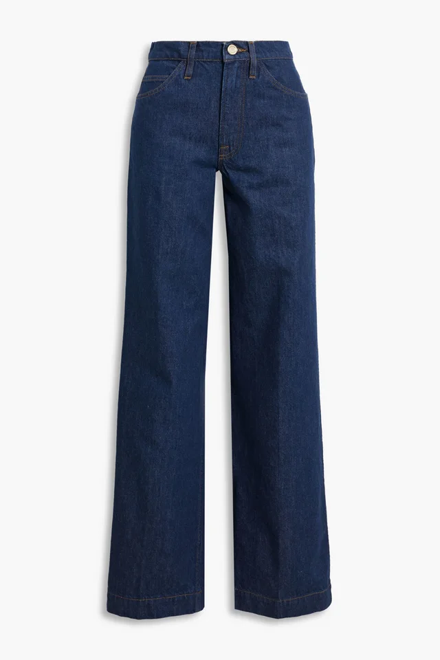 Frame High-Rise Wide-Leg Jeans in Blue from THE OUTNET, photo 1 of 1