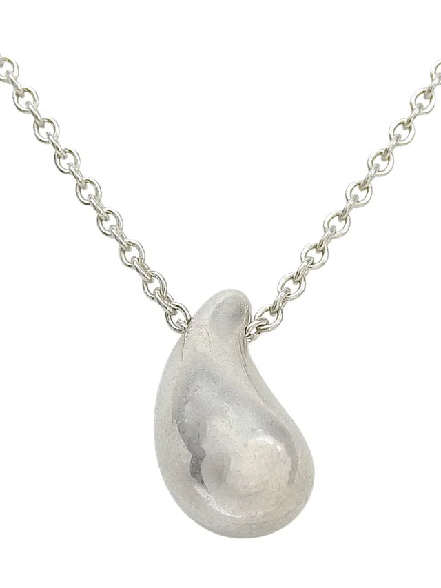 Tiffany & Co. 925 Teardrop Necklace Silver in Silver from VINTAGE QOO TOKYO