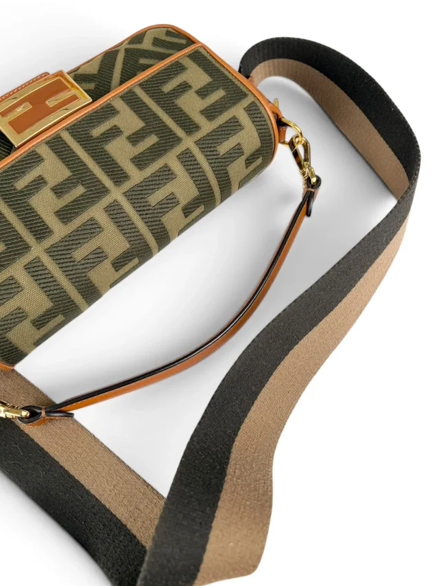 Fendi Monogram Canvas Medium Baguette in Coated canvas from Season 2 Consign, photo 5 of 9