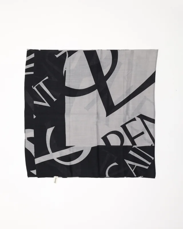 Saint Laurent 125 Cotton And Silk Stole in Silk from A Retro Tale, photo 2 of 3