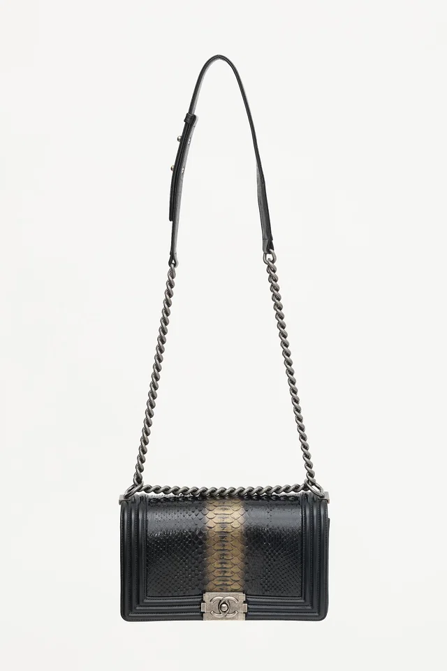 Chanel 2014 Exotic Leather Medium Boy Bag in Leather from VSP Consignment