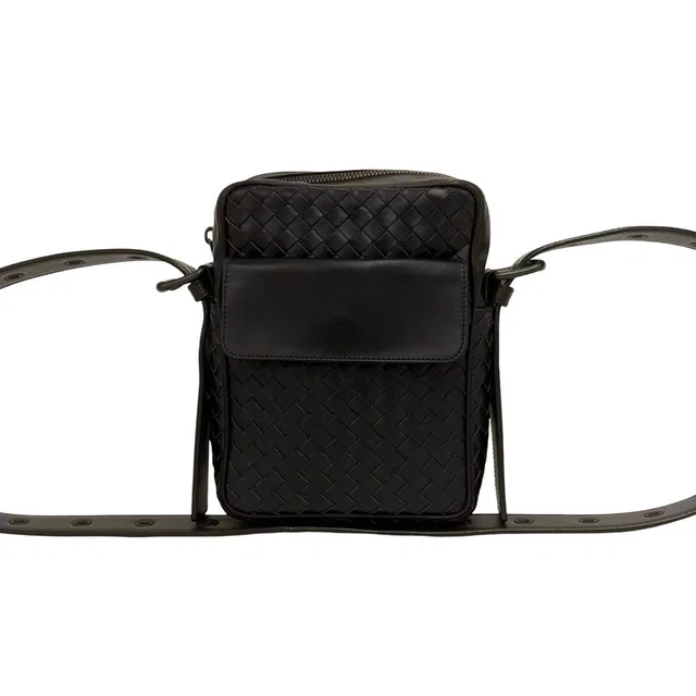 Bottega Veneta Intrecciato Leather Mini Shoulder Bag in Woven leather from LuxUness