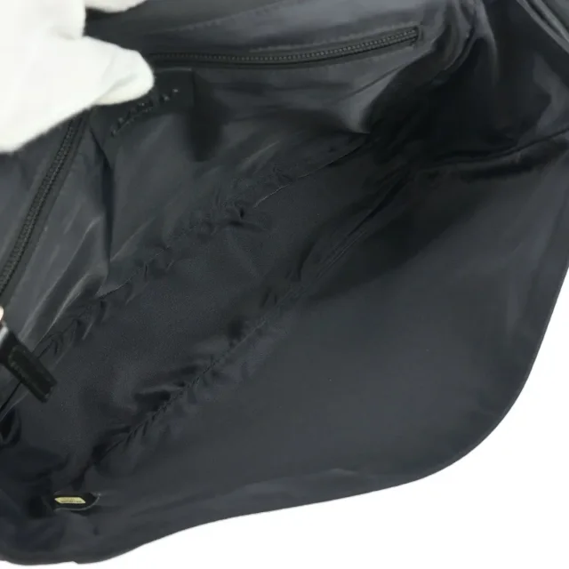 Chanel Sport Line Flap Messenger Wool And Nylon Black Bag in Black Nylon from HEWI, photo 3 of 10