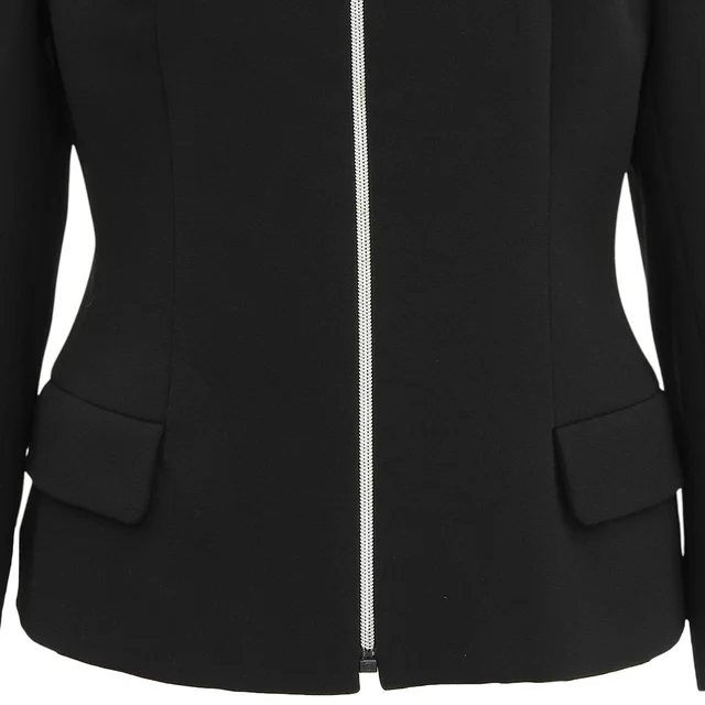 Versace Wool Medusa Motif Zip-Up Jacket #40 Black in Black Wool from VINTAGE QOO TOKYO, photo 2 of 2