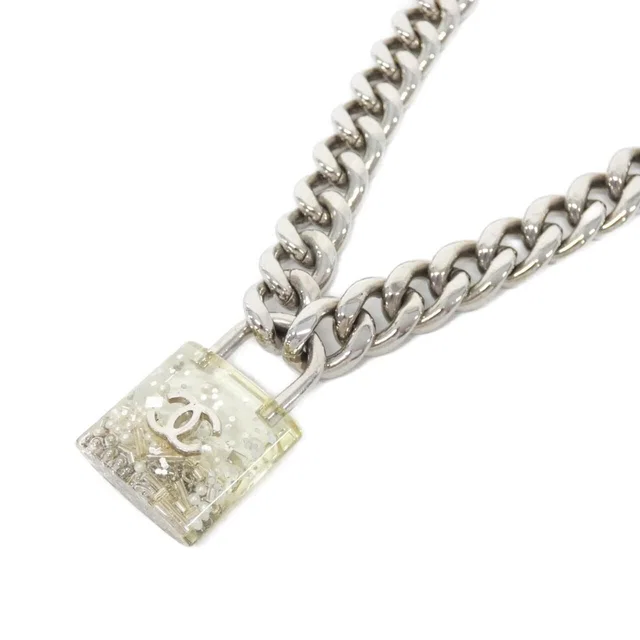 Chanel Necklace Silver in Silver from The Reluxe