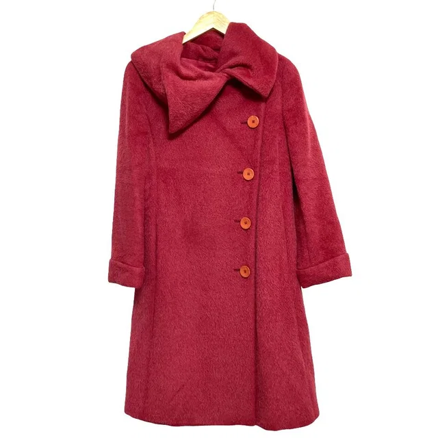 Max Mara Alpaca Cowl Big Color Shaggy Coat 38 from The Reluxe