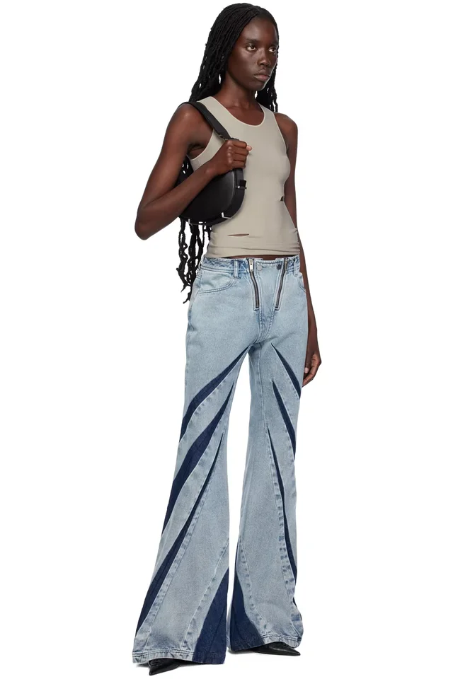 Dion Lee Gray Slit Tank Top, photo 4 of 4 from SSENSE