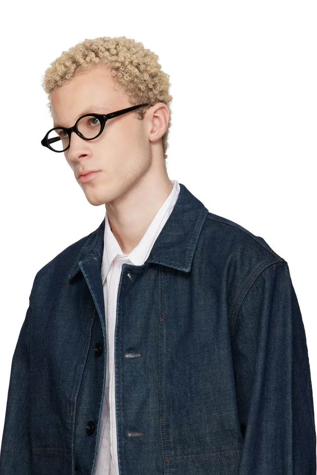 LOEWE Black Slim Glasses, photo 4 of 4 from SSENSE