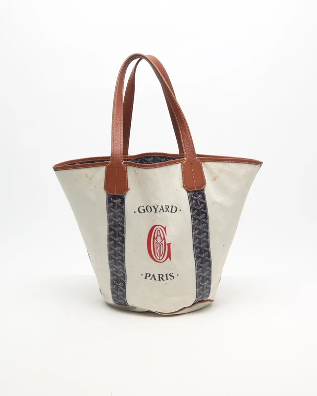 Goyard Belharra Tote Bag in Canvas from A Retro Tale, photo 7 of 17
