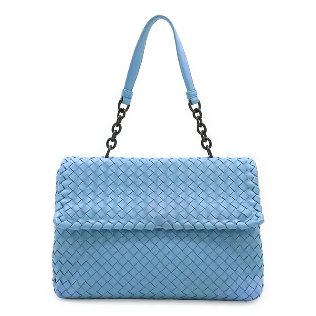 Bottega Veneta Intrecciato Leather Shoulder Bag in Woven leather from LuxUness