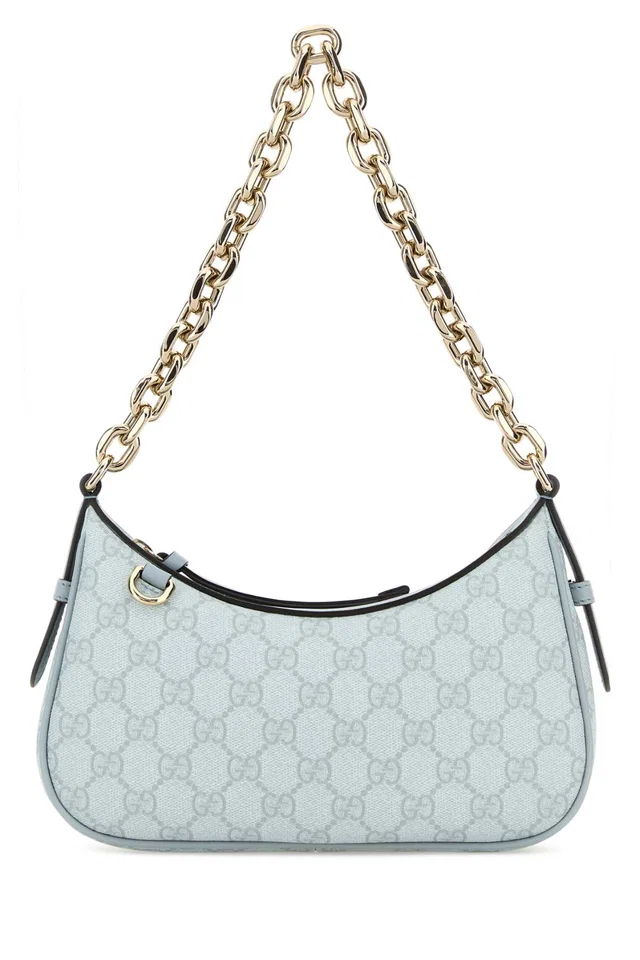 Gucci With Shoulder Bag — Blue in Blue Coated canvas from HEWI