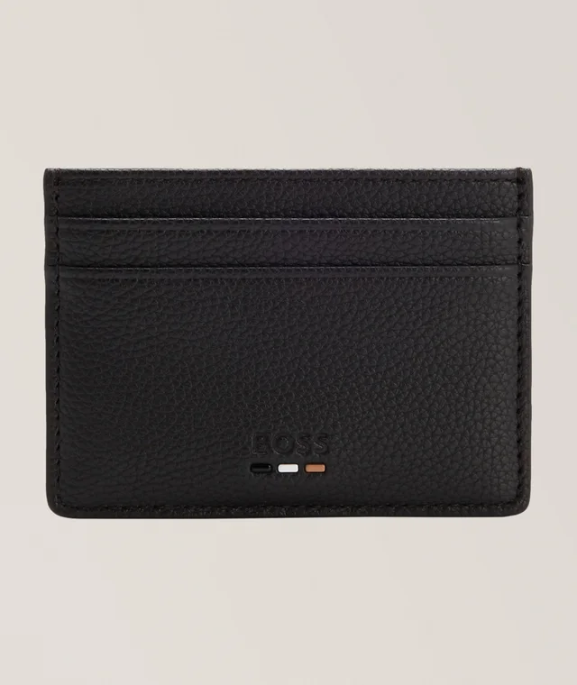 Ray Faux Leather Cardholder in Brown, image 1 of 1 from Harry Rosen