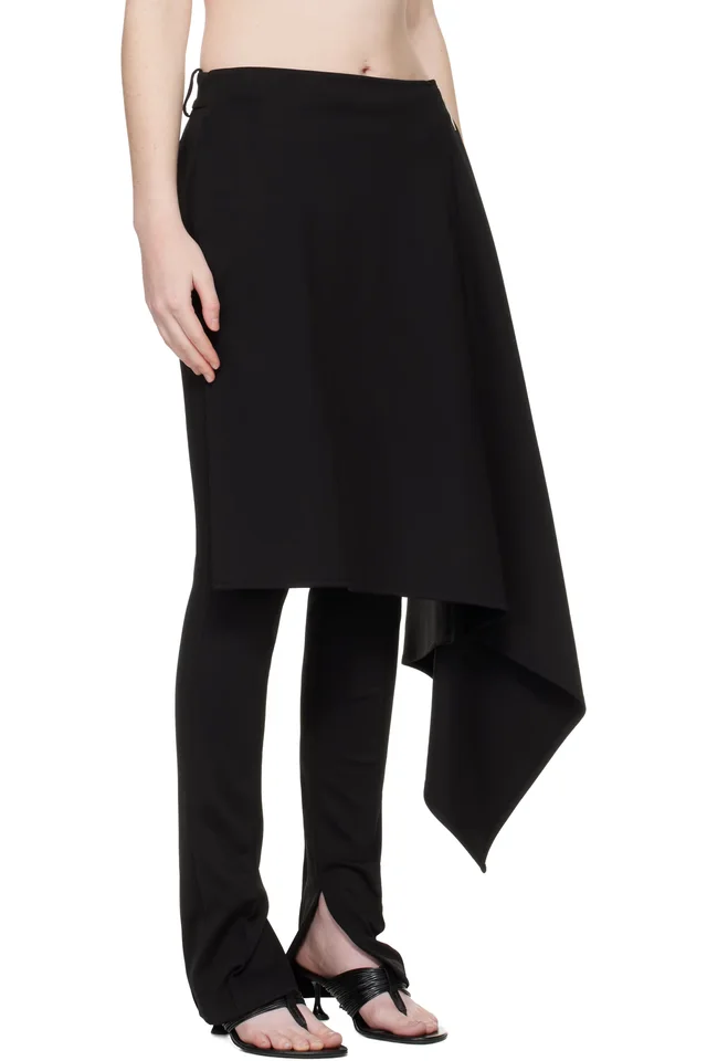 The Attico Black Long Trousers, photo 2 of 4 from SSENSE