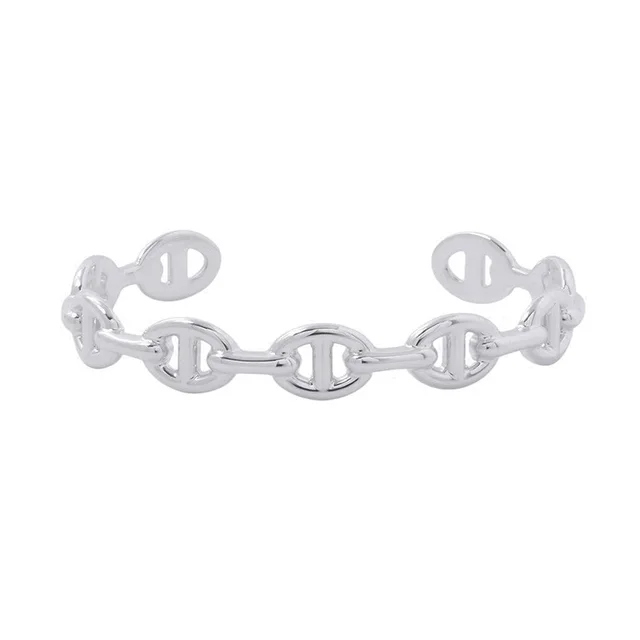 Hermès Chaine d'Ancre Bangle Size LG SV925 from GALLERY RARE