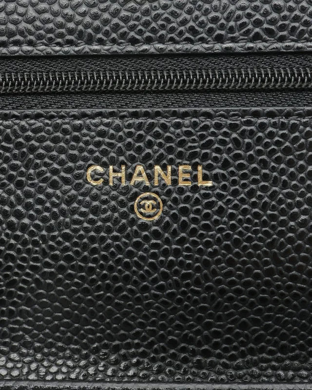 Chanel Classic Caviar Wallet On Chain Bag in Caviar leather from A Retro Tale, photo 6 of 10