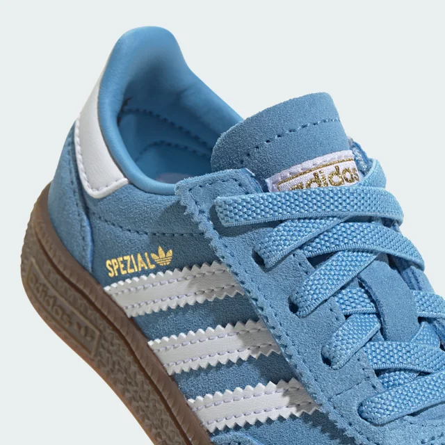 Adidas Handball Spezial Comfort Closure Elastic Lace Shoes Kids in Blue, photo 11 of 12 from adidas (US)