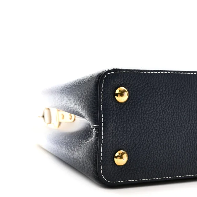 Louis Vuitton Taurillon Capucines PM Blue Marine in Navy Calfskin from FASHIONPHILE, photo 8 of 9