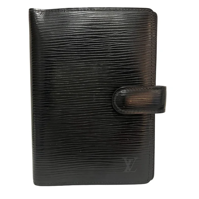 Louis Vuitton Agenda PM Notebook Cover, Epi Leather, R20052 in Black Leather from Elady
