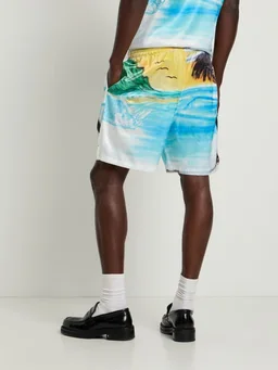 FLÂNEUR Sports shorts with drawstring in 100% Polyester, photo 3 of 5 from LUISAVIAROMA