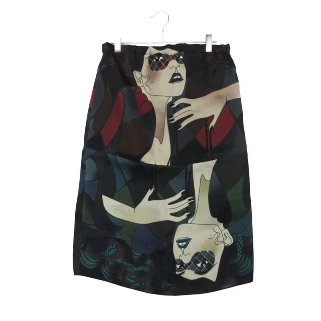 Miu Miu Skirt Archive Liselotte Watkins Art Piece Multicolor in Multicolor from The Reluxe