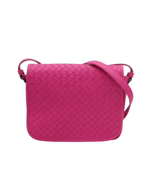 Bottega Veneta BOTTEGAVENETA INTRECCIATO Shoulder Bag pink WS6990 in Pink Woven leather from Luxury Promise