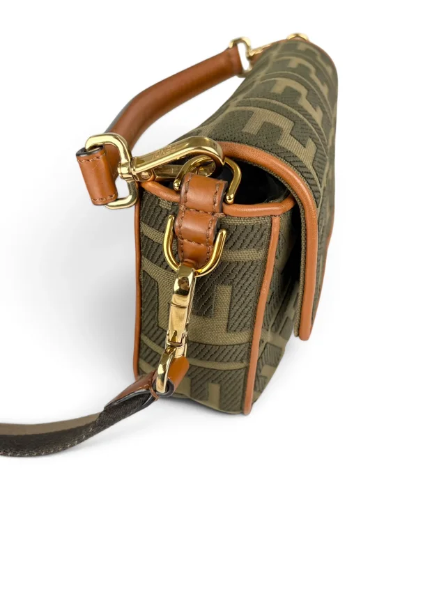 Fendi Monogram Canvas Medium Baguette in Coated canvas from Season 2 Consign, photo 2 of 9