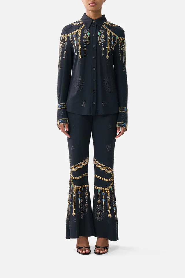 Camilla eBoutique FITTED JERSEY SHIRT AMULETS AND ALCHEMY from CAMILLA, photo 1 of 1