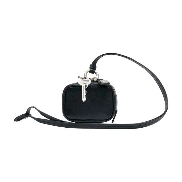 Acne Studios Shoulder Bag — Black Calfskin in Black Calfskin from HEWI