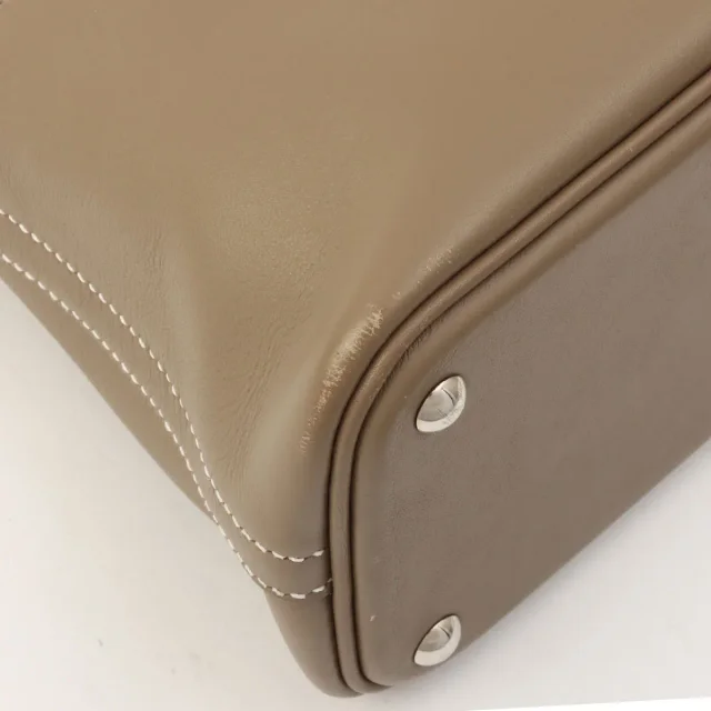 Hermès 2020 Bolide 27 Etoupe in Taupe Swift leather from VINTAGE QOO TOKYO, photo 8 of 14