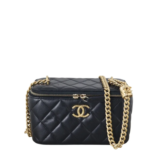 Chanel Pillow Crush Vanity Case with Chain in Lambskin from Luxe.It.Fwd
