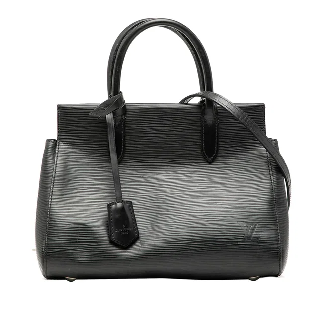 Black Louis Vuitton Epi Marly BB Satchel in Black Leather from Designer Revival