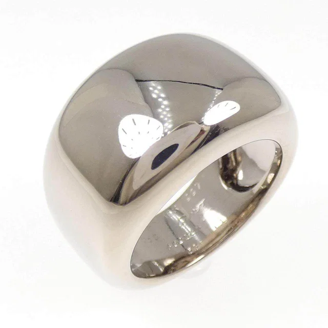 Cartier Nouvelle Vague 750 White Gold Ring Size 13 in White from LuxUness