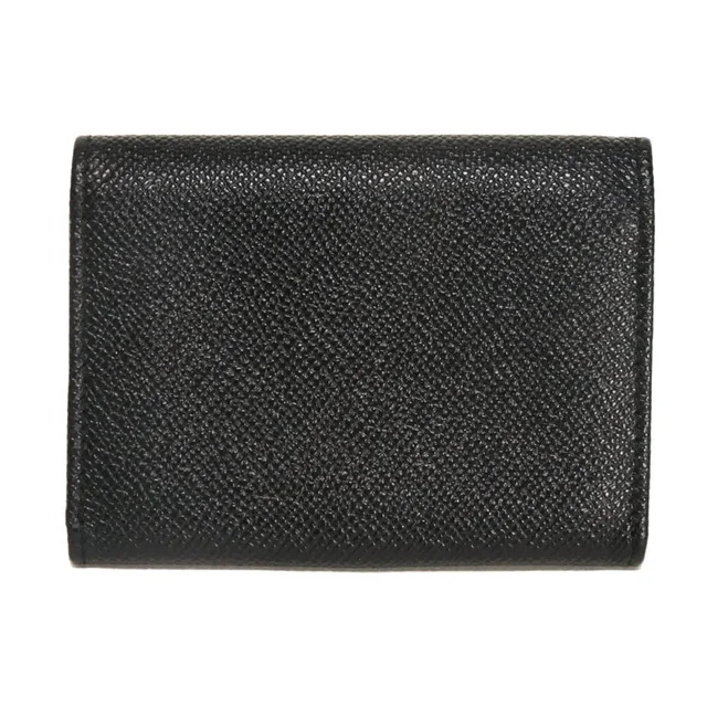 Bvlgari BB Logo Grain Calf Leather Card Holder in Calfskin from LuxUness, photo 2 of 2