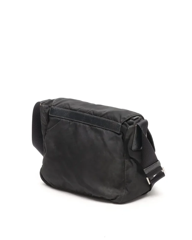 Prada Tessuto Messenger Bag in Denim from A Retro Tale, photo 3 of 11